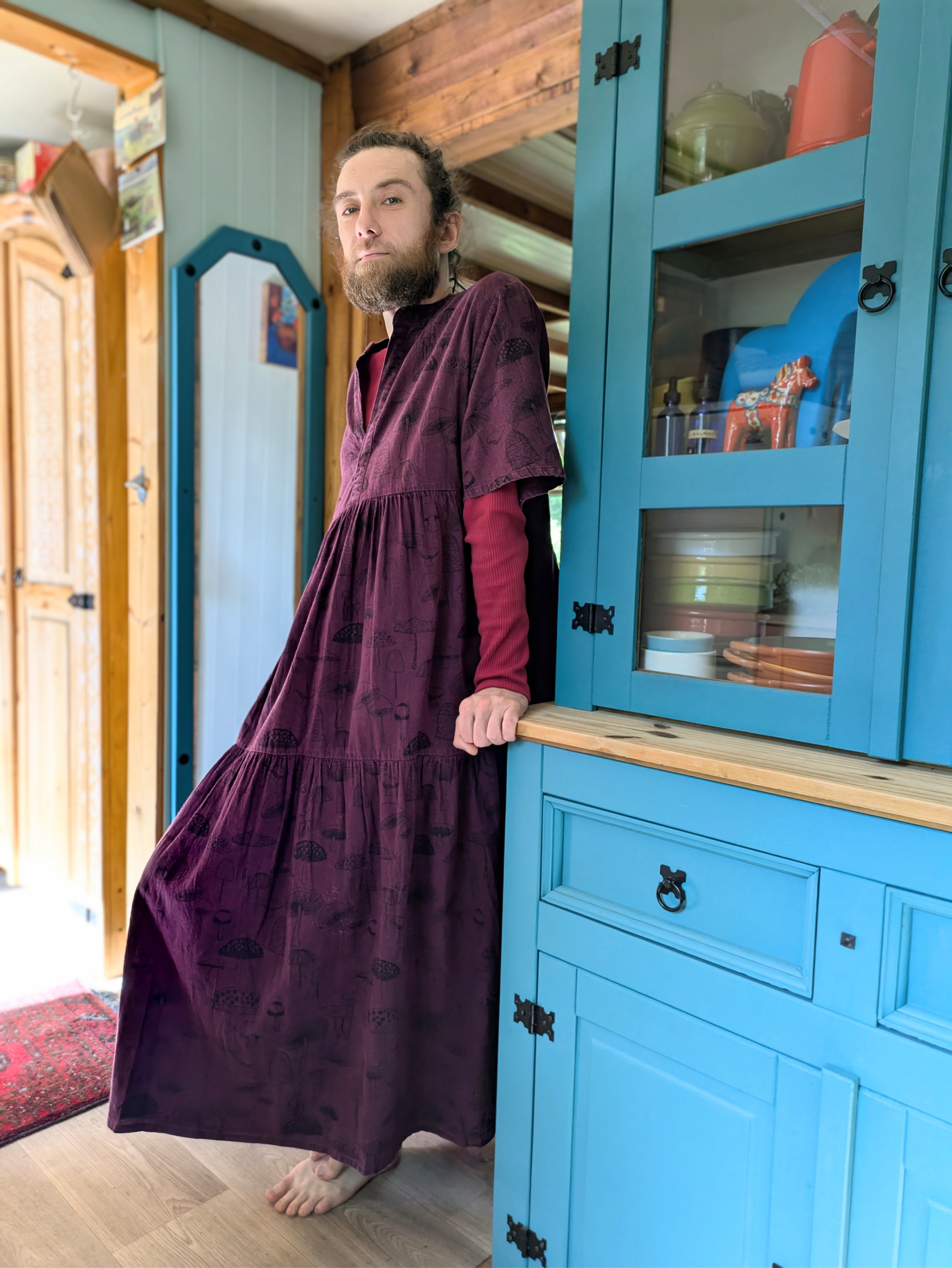 Mushroom Dress (Purple)
