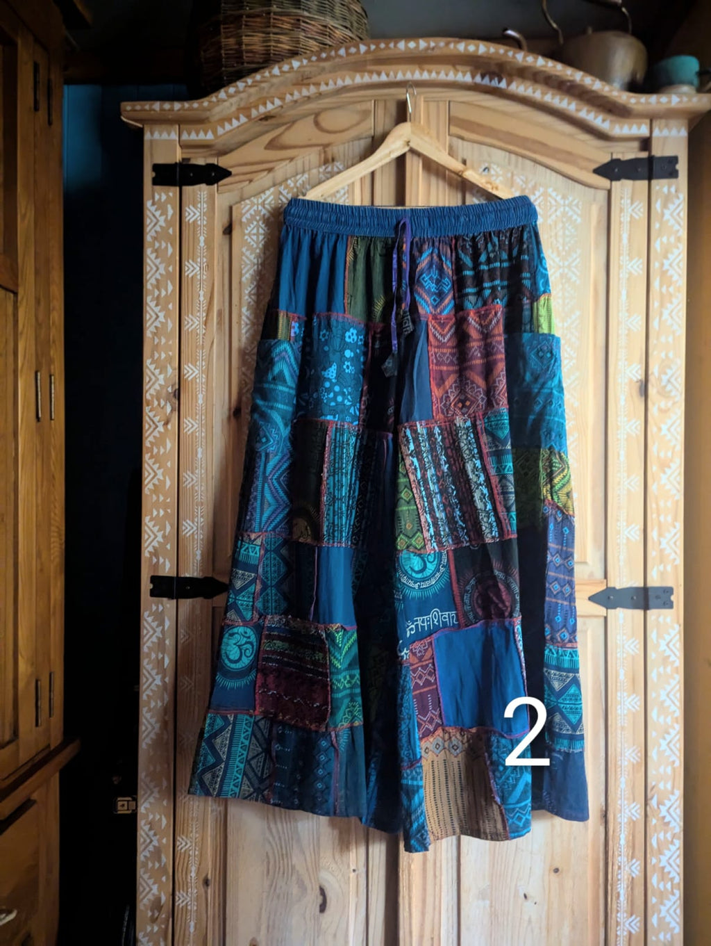 Bohemian Patchwork Palazzo Pants no.2