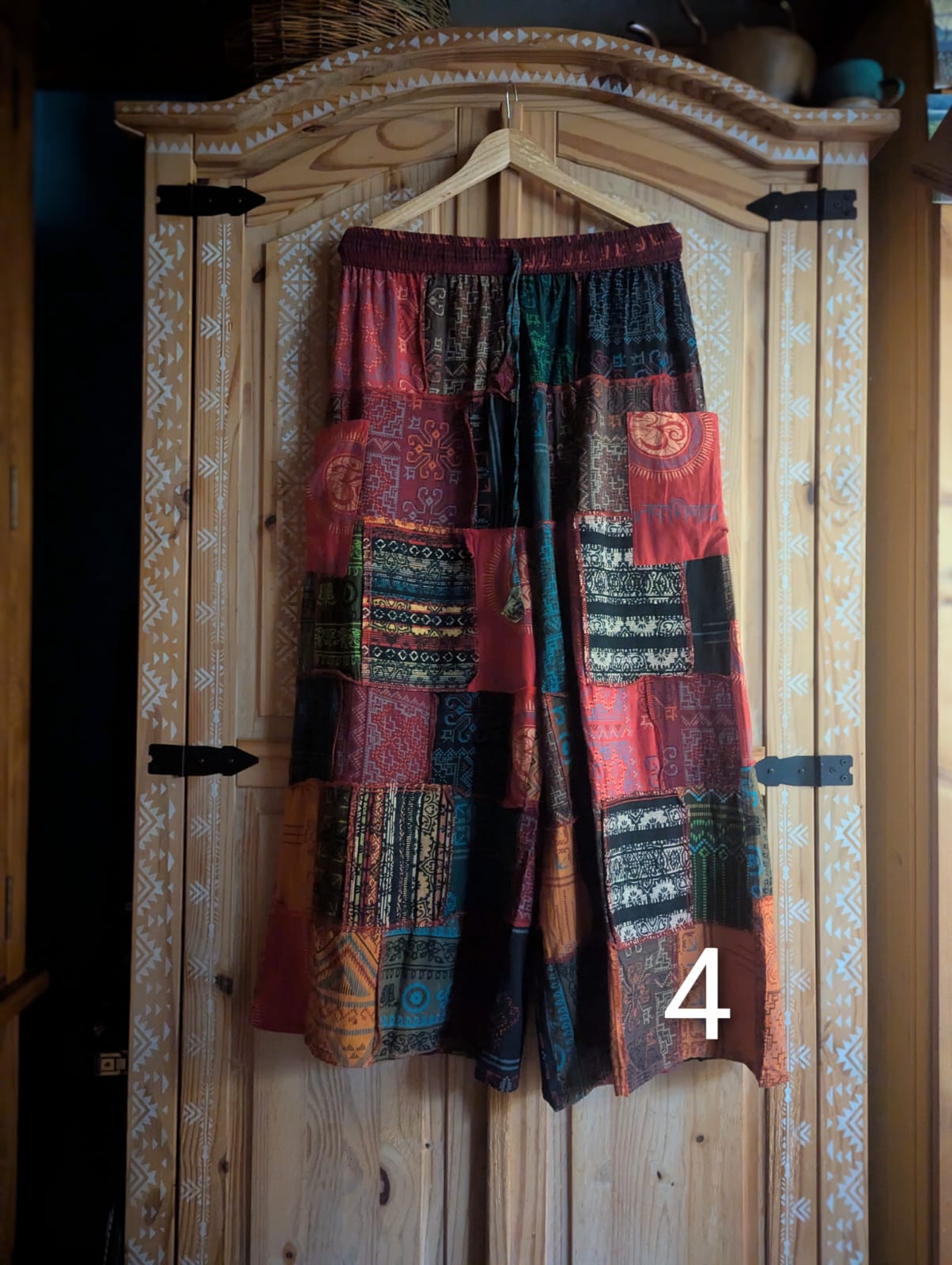 Bohemian Patchwork Palazzo Pants no.4