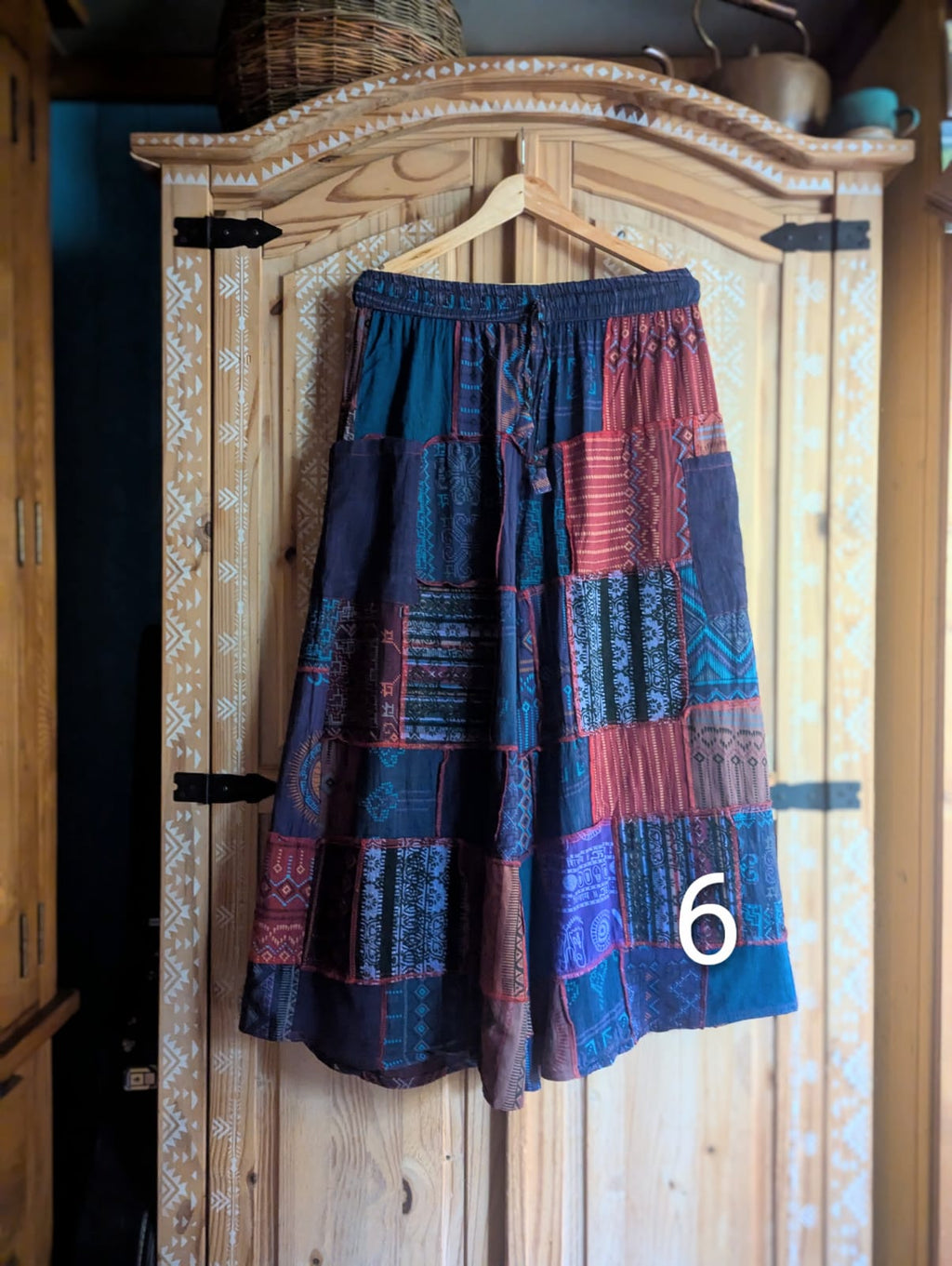 Bohemian Patchwork Palazzo Pants no.6