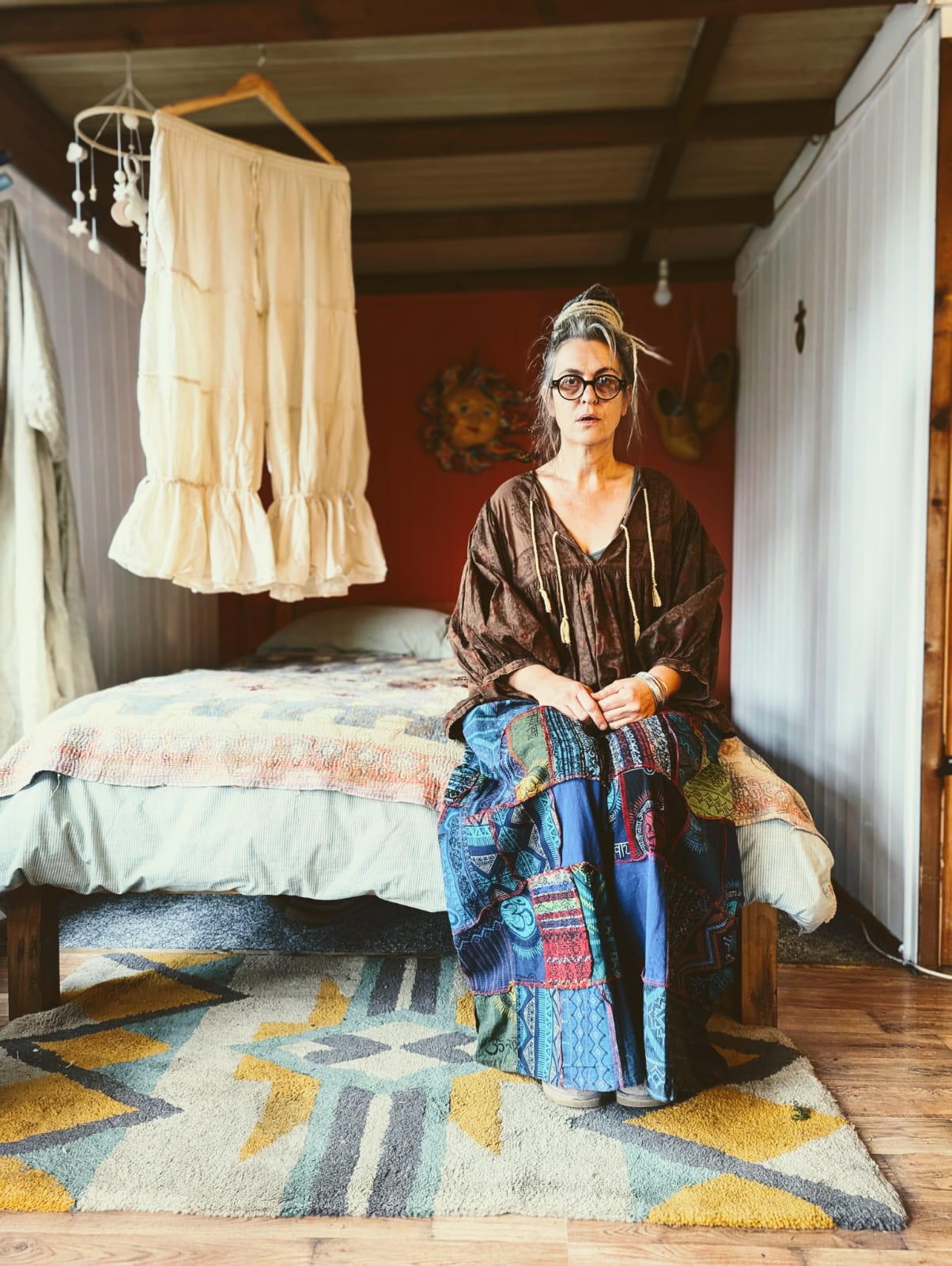 Bohemian Patchwork Palazzo Pants no.6