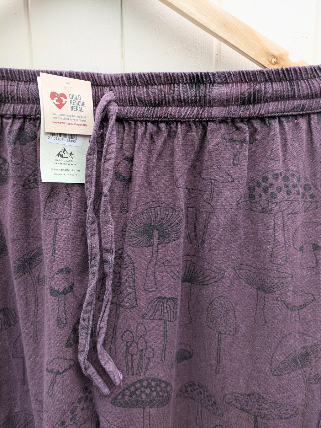 Mushroom Cargo Trousers (Purple)