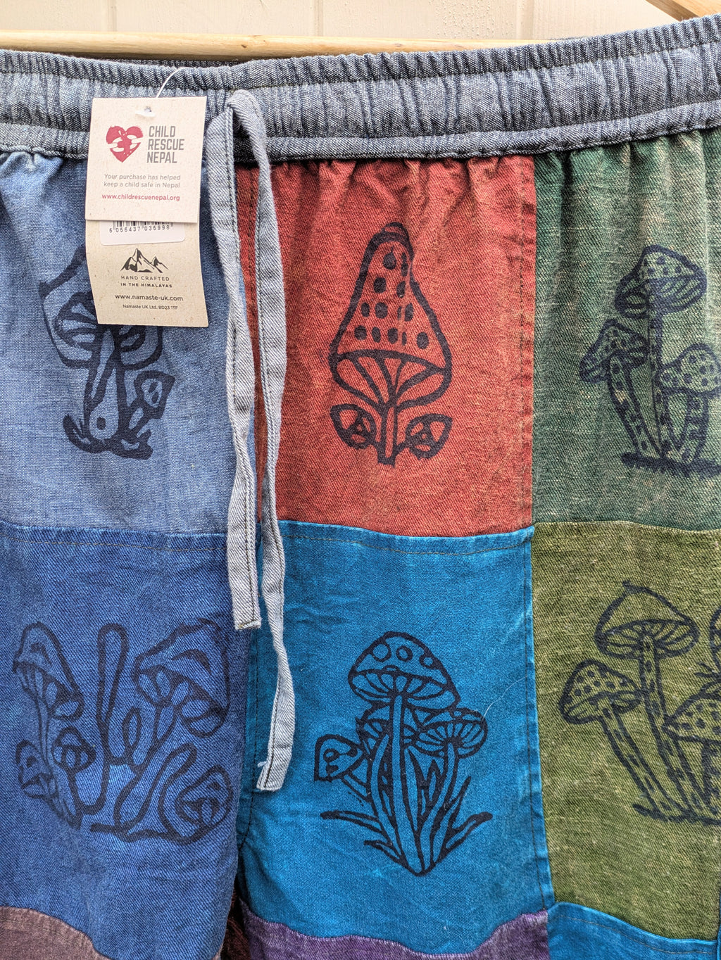 Mushroom Cargo Trousers (Patchwork)