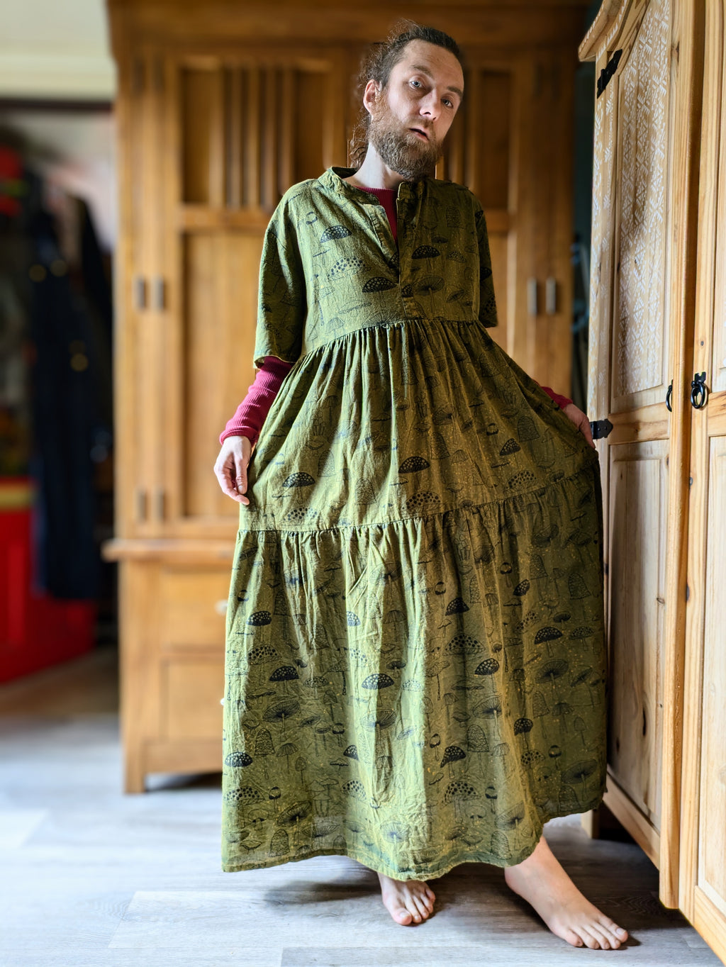 Mushroom Dress (Green)