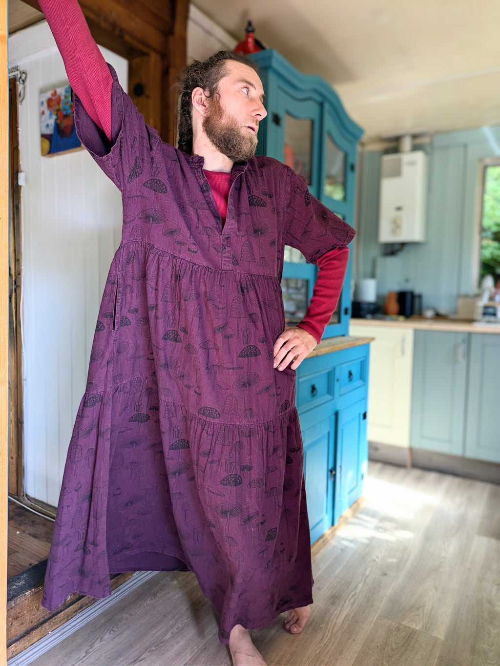 Mushroom Dress (Purple)