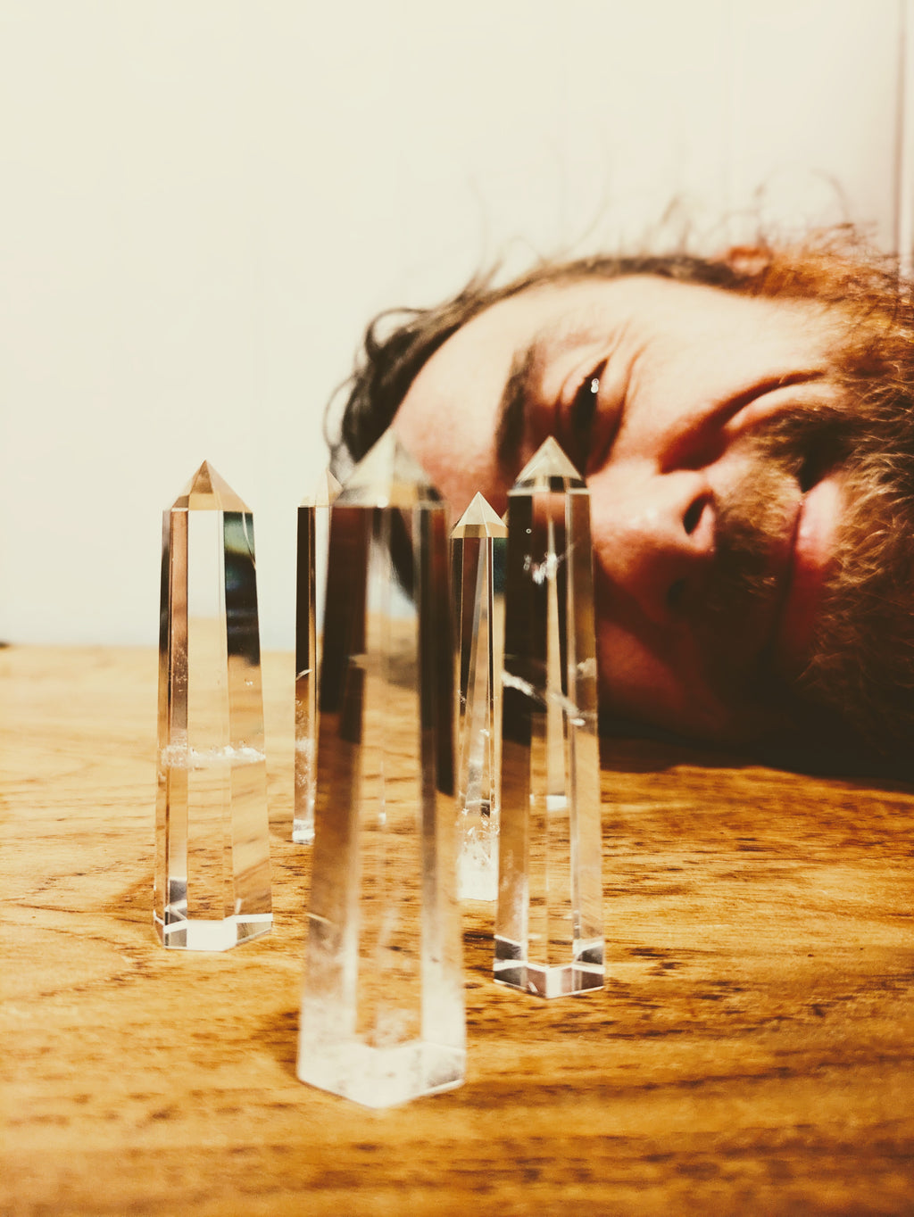 Clear Quartz Point Tower (60mm)